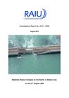 Publication cover - Accident Report - Malahide Viaduct 21/08/2009