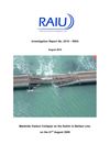 Publication cover - Accident Report - Malahide Viaduct 21/08/2009