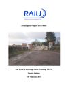 Publication cover - Car Strike at Morrough Level Crossing, XG173, Coun