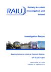 Publication cover - 120926 RAIU Investigation Report Bearing Failure Loco 233 2012R003